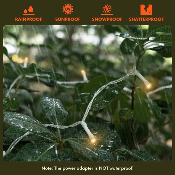 Twinkle Star 300 LED Window Curtain String Light - Picture 6 of 15